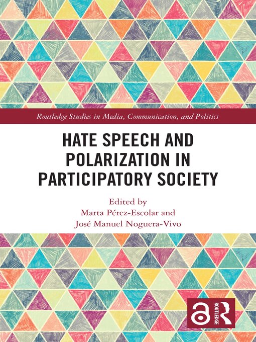 תמונה של  Hate Speech and Polarization in Participatory Society
